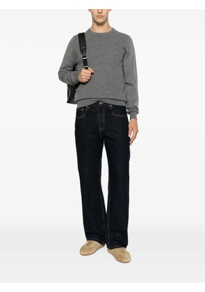 SERGIO MORETTI FIRENZE long-sleeve crew neck sweater - Grey