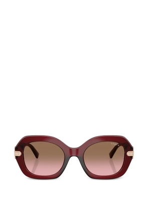 Vogue round-frame sunglasses - Red