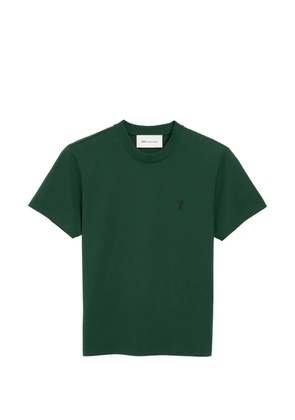AMI Paris cotton T-shirt with Ami de Coeur - Green