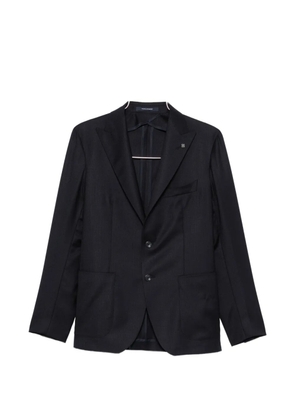 Tagliatore single-breasted peak-lapel blazer - Blue