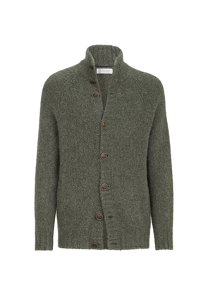 Brunello Cucinelli cashmere and silk cardigan - Green