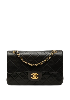 CHANEL Pre-Owned 1991-1994 Small Classic Lambskin Double Flap shoulder bag - Black