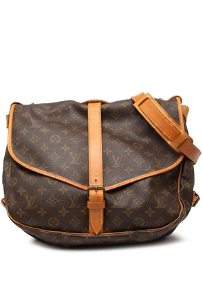 Louis Vuitton Pre-Owned 1992 Monogram Saumur 35 crossbody bag - Brown