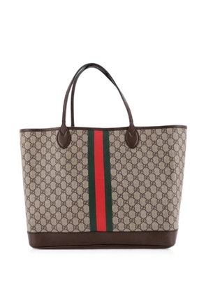 Gucci Pre-Owned Ophidia Open Shopping GG Coated Canvas Large tote bag - Brown