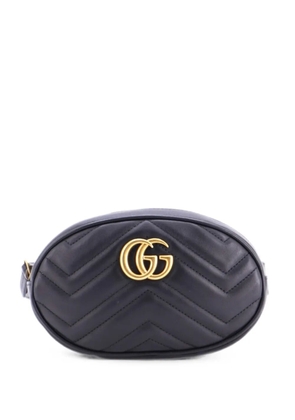 Gucci Pre-Owned GG Marmont Matelasse Leather belt bag - Black