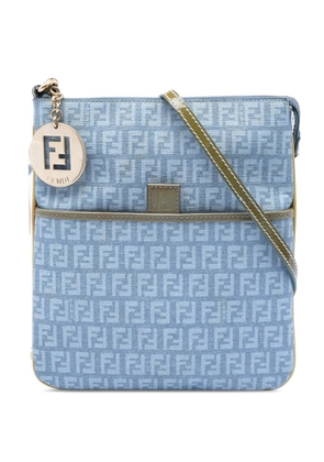 Fendi Pre-Owned 2000-2010 Zucchino Coated Canvas Forever crossbody bag - Blue