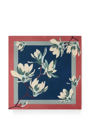 Furla Tortona carré scarf - Blue