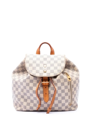 Louis Vuitton Pre-Owned 2000-2026 Damier Azur Sperone backpack - White