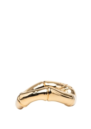 Gucci Pre-Owned 2000-2026 Gold Plated Bamboo Cuff Bracelet costume bracelet