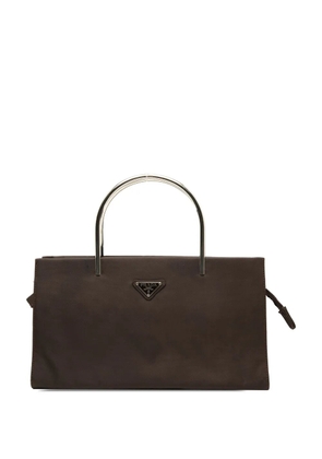 Prada Pre-Owned 2000-2013 Tessuto Metal Handle Bag handbag - Brown