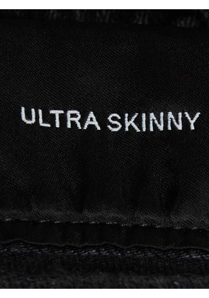 Balmain Pre-Owned distressed-effect ultra-skinny jeans - Black