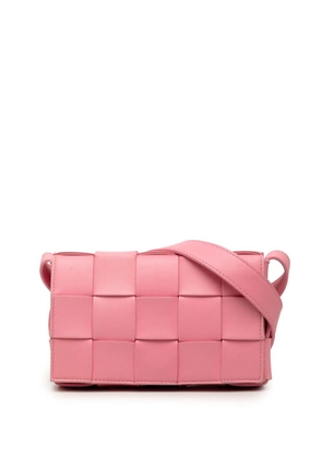 Bottega Veneta Pre-Owned 2012-2026 Small Nappa Intrecciato Cassette crossbody bag - Pink