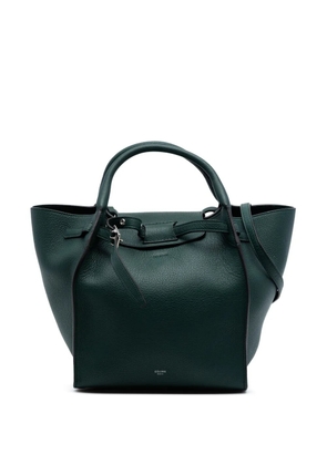 Celine Pre-Owned 2018 Small Grained Calfskin Big Bag satchel - Green