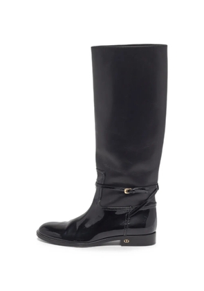 Christian Dior Pre-Owned Montaigne buckle boots - Black