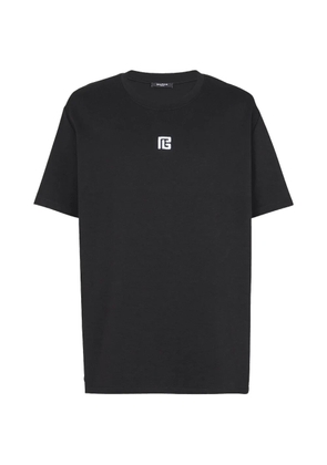 Balmain T-shirt with embroidered logo - Black