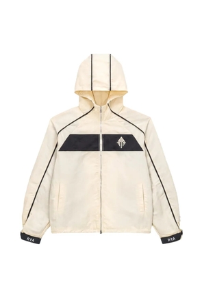 RTA Zayden logo-print jacket - Neutrals