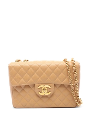 CHANEL Pre-Owned 1994-1996 Decamatlassé shoulder bag - Neutrals