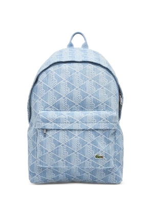 Lacoste Neocroc logo-patch backpack - Blue