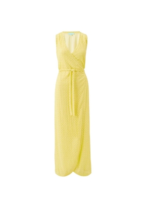 Melissa Odabash Zima wrap maxi dress - Yellow