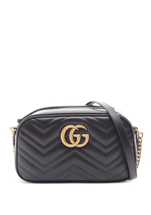 Gucci Pre-Owned 2020s GG Marmont quilted shoulder bag - Black