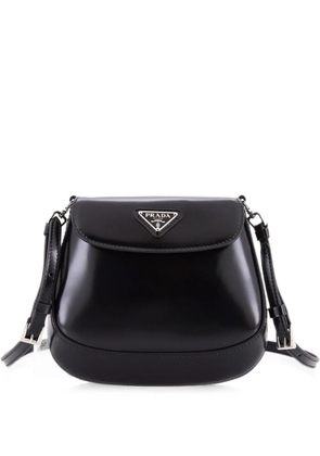 Prada Pre-Owned Cleo Flap Spazzolato Leather Mini shoulder bag - Black