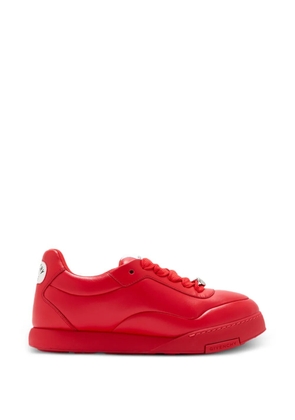 Givenchy logo-plaque leather sneakers - Red