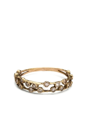 Noguchi 14kt yellow gold Rosée diamond ring