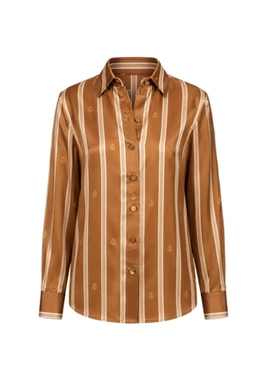 ZIMMERMANN striped shirt - Brown