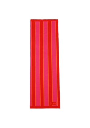LIDO striped-print sarong - Red