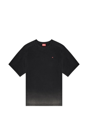 Diesel cotton T-shirt with degradé effect - Black