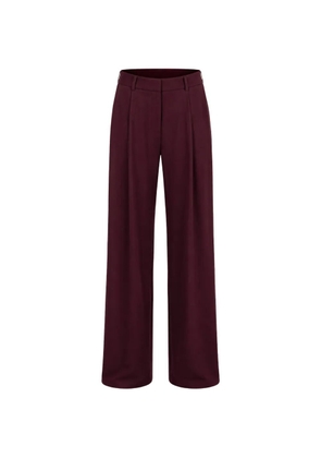 The Sei Boyfriend pleated trousers - Red