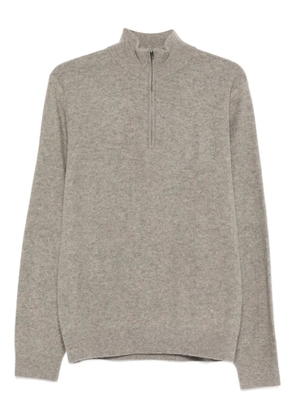 Vince zip mock-neck sweater - Grey