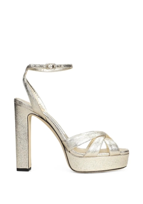 Jimmy Choo Kove platform sandals - Gold