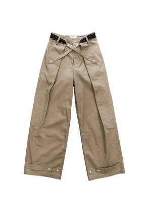 Oscar Ouyang Cross Arrow trousers - Neutrals