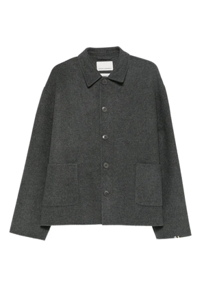 extreme cashmere single-breasted jacket - Grey