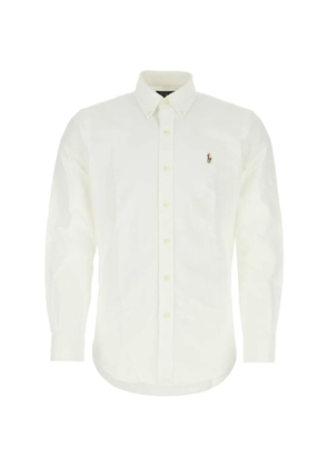 Polo Ralph Lauren embroidered-logo Oxford shirt - Neutrals
