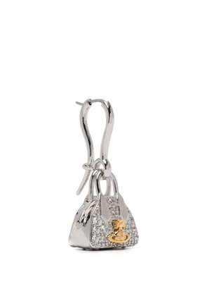 Vivienne Westwood Yasmine Orb-plaque crystal-embellished earrings - Silver