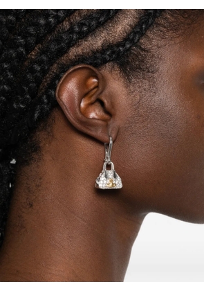 Vivienne Westwood Yasmine Orb-plaque crystal-embellished earrings - Silver