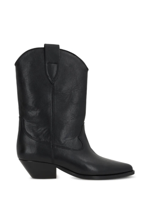 ISABEL MARANT pointed-toe leather ankle boots - Black