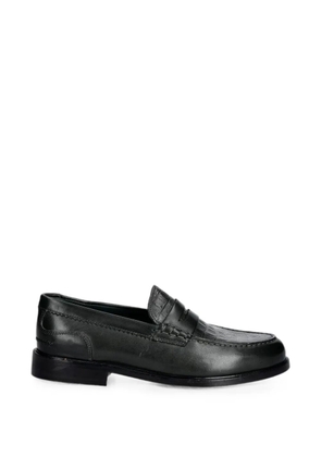 Clarks Originals crocodile-effect leather loafers - Green