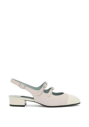 Carel Paris buckled slingback pumps - Neutrals