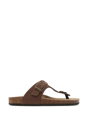 Geox buckle-fastening thong flip flops - Brown