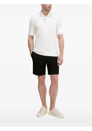 Armani Exchange logo-plaque chino shorts - Black