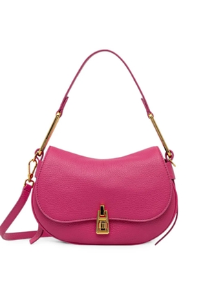 Coccinelle grained leather shoulder bag - Pink