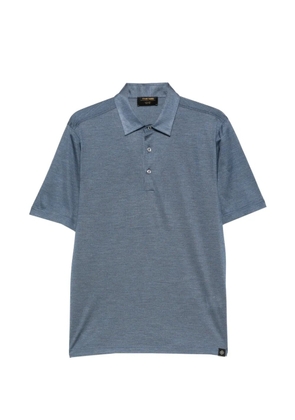 Gran Sasso short-sleeve polo shirt - Blue