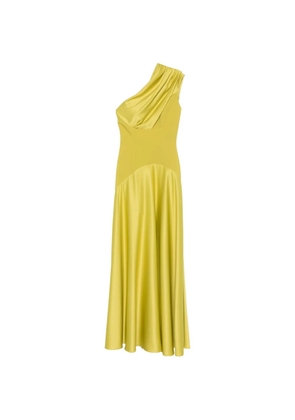 Solace London Gabriela one-shoulder maxi dress - Green