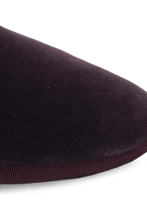 Loro Piana Pre-Owned Venice Walk velvet slippers - Purple