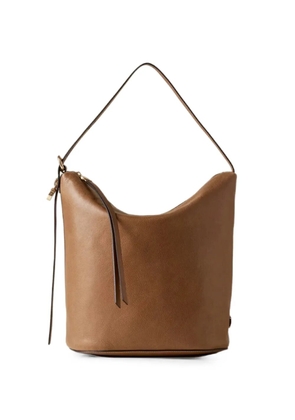 Borbonese medium Prive zip-fastening bucket bag - Brown