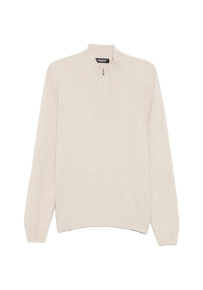 Gran Sasso half-zip sweater - Neutrals