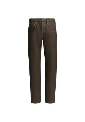 KAPITAL Monkey Cisco contrast-stitching jeans - Brown